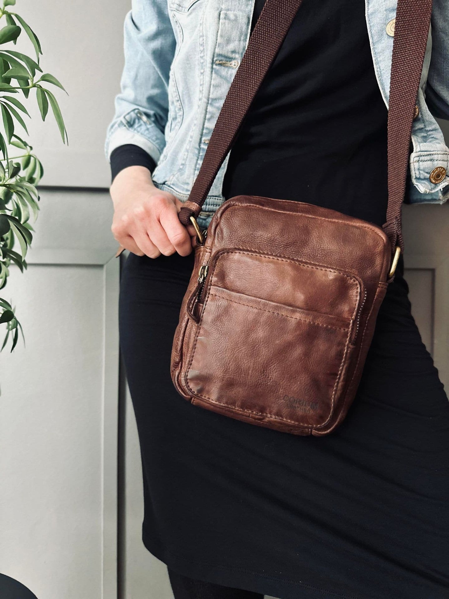 Crossbody Raw Boheme – Vintage brown - VIAMAJA.DK