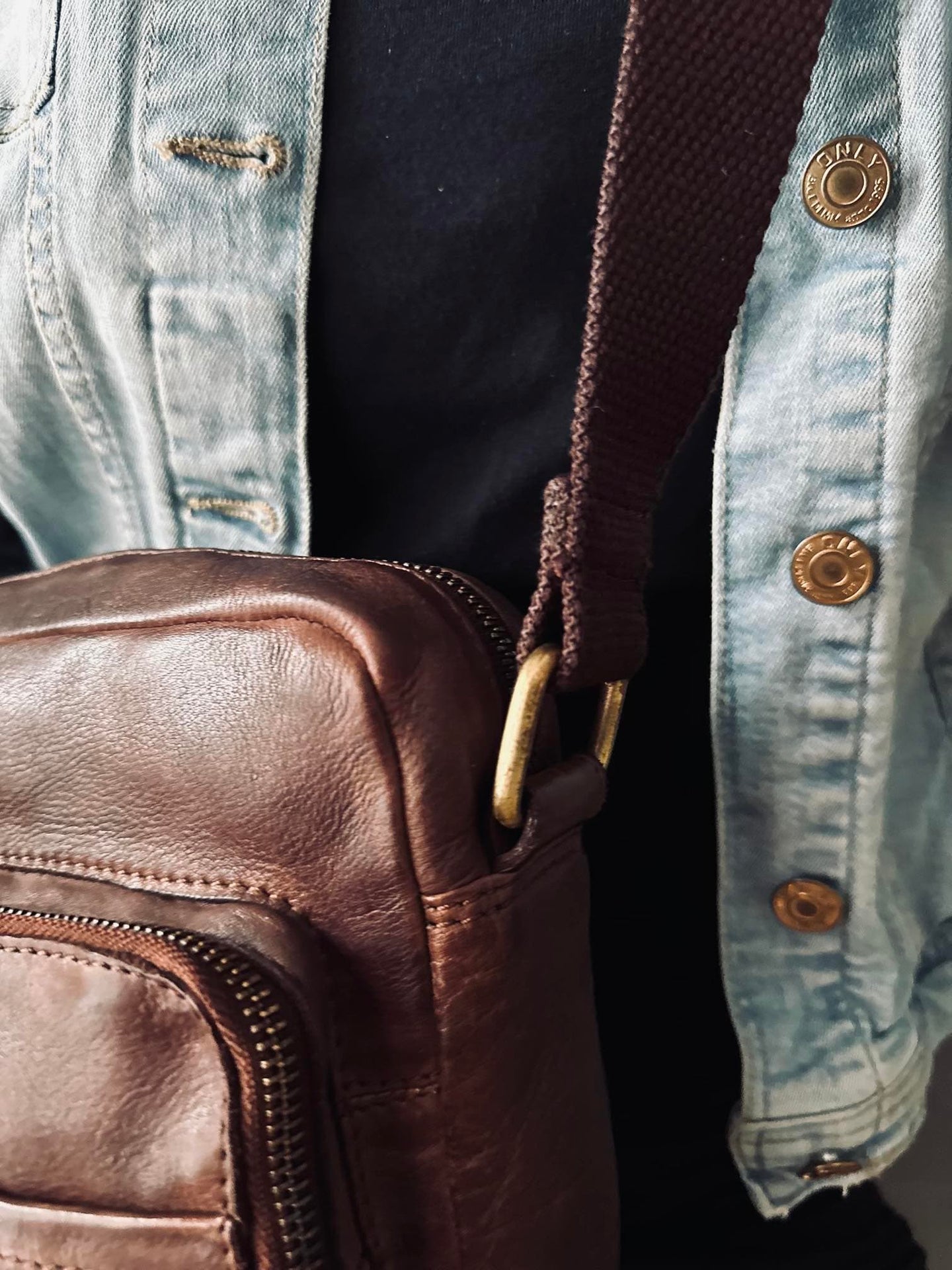 Crossbody Raw Boheme – Vintage brown - VIAMAJA.DK