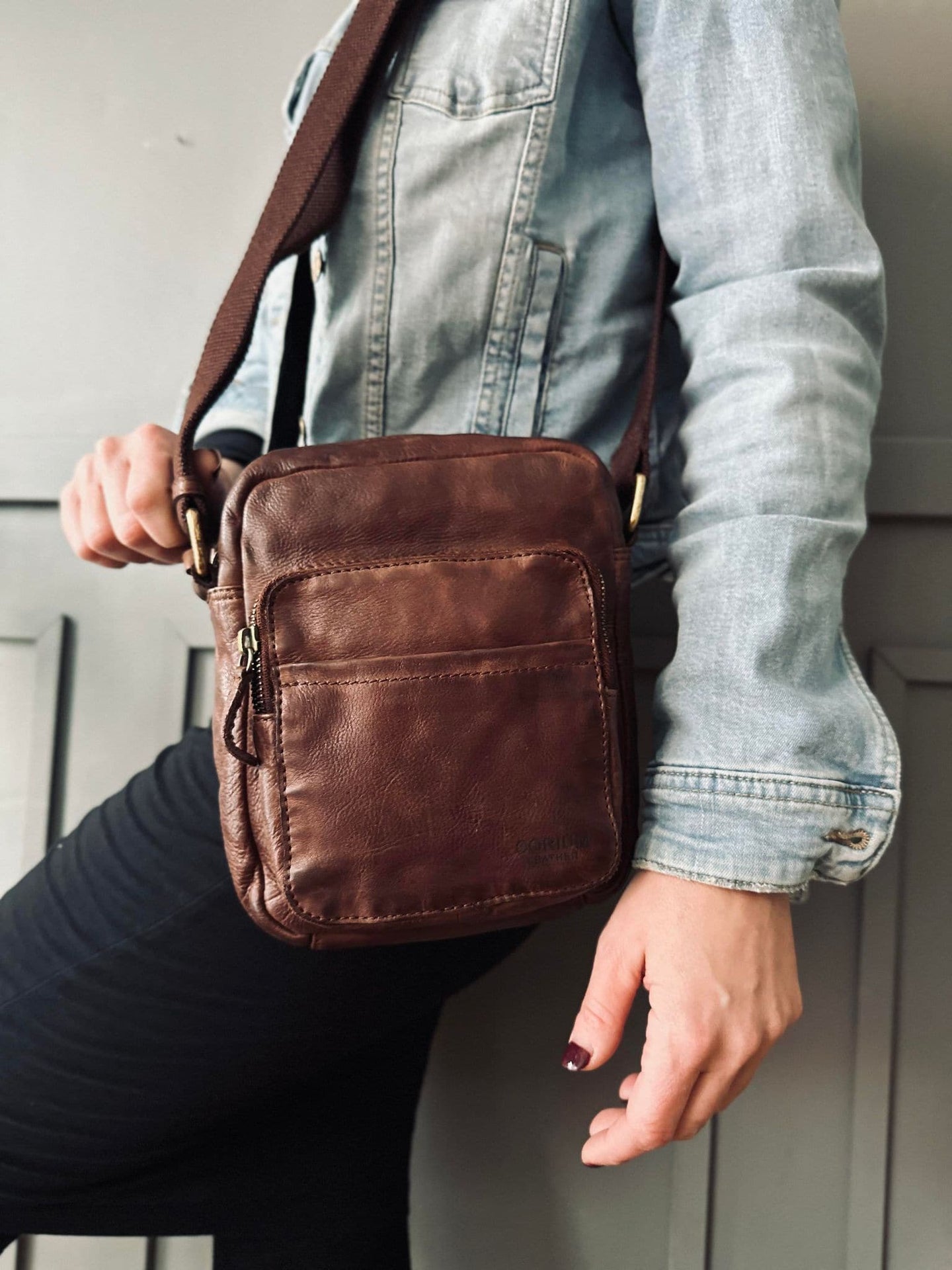Crossbody Raw Boheme – Vintage brown - VIAMAJA.DK