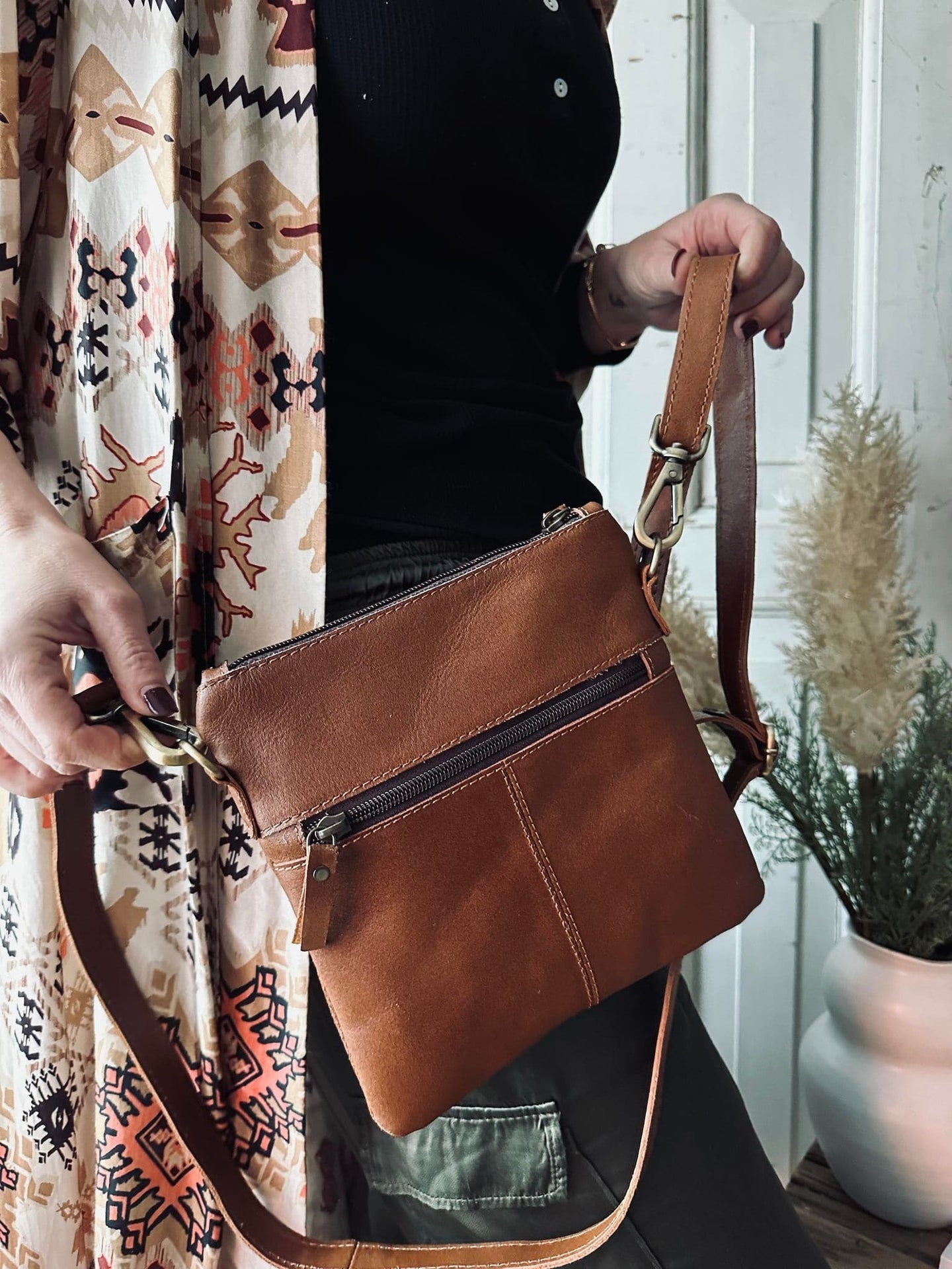 Crossbody Salina - Cognac - VIAMAJA.DK