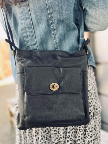 Crossover JACO Black - Blød skind - VIAMAJA.DK