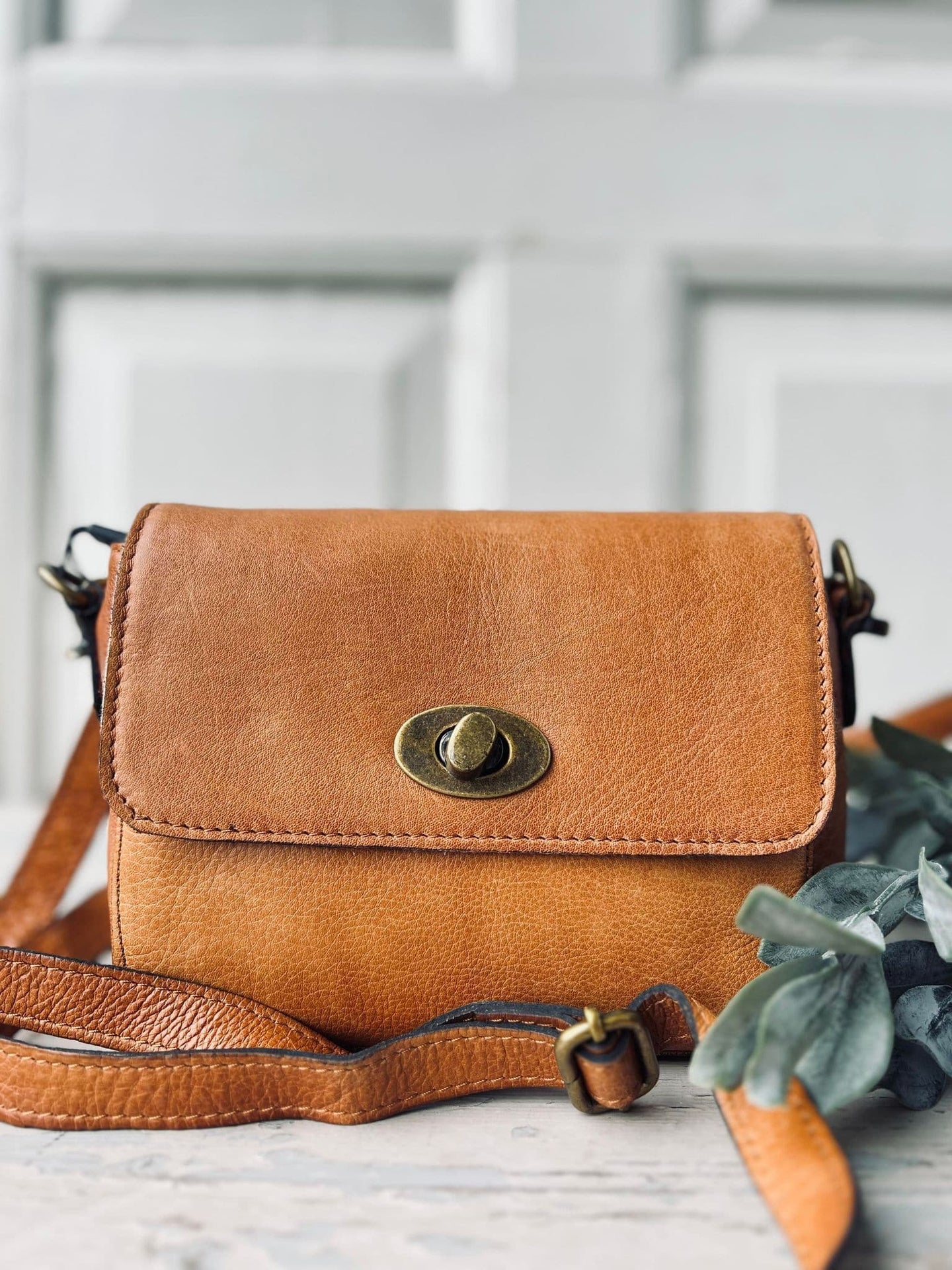 Crossover LUX Cognac - Small - VIAMAJA.DK