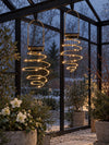 Spiral GOLDEN med solceller - 2 st.