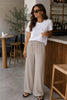 Byxor Trine Dark beige