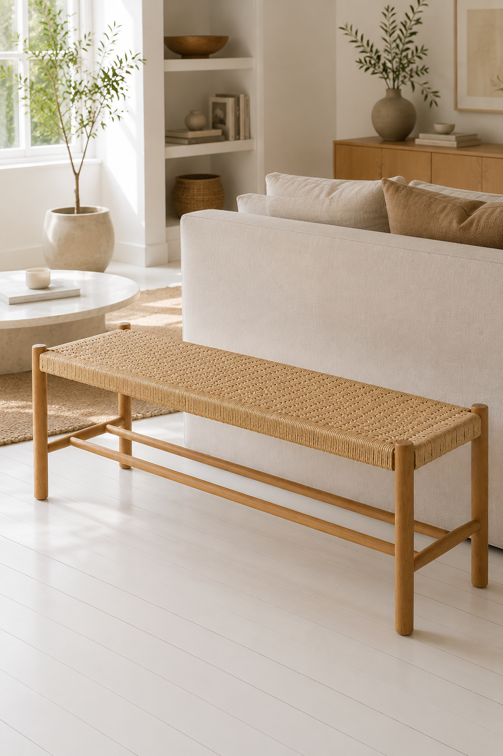 Bänk Ek natur - 120 cm