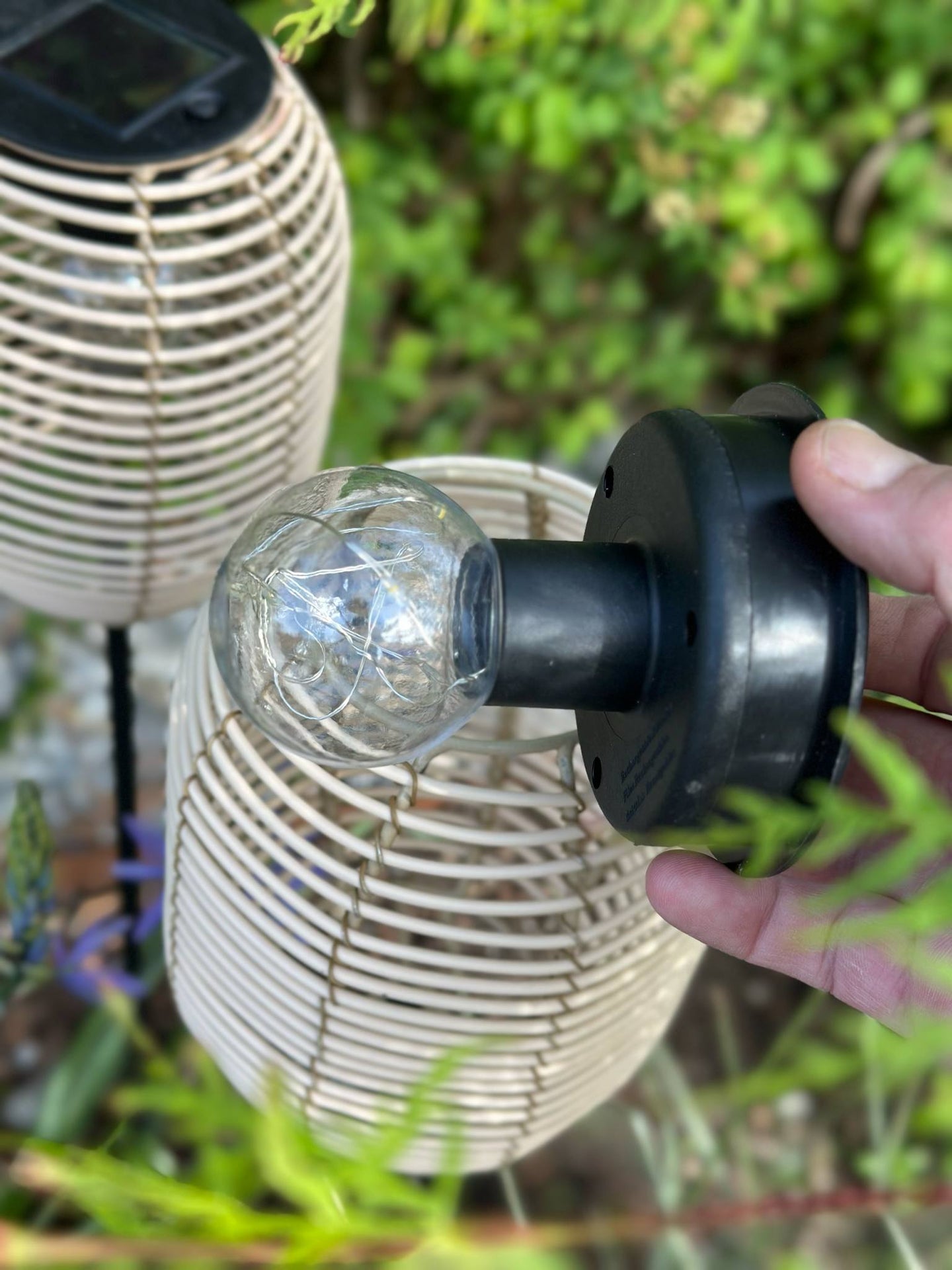Lykta med påle - Solar Natur