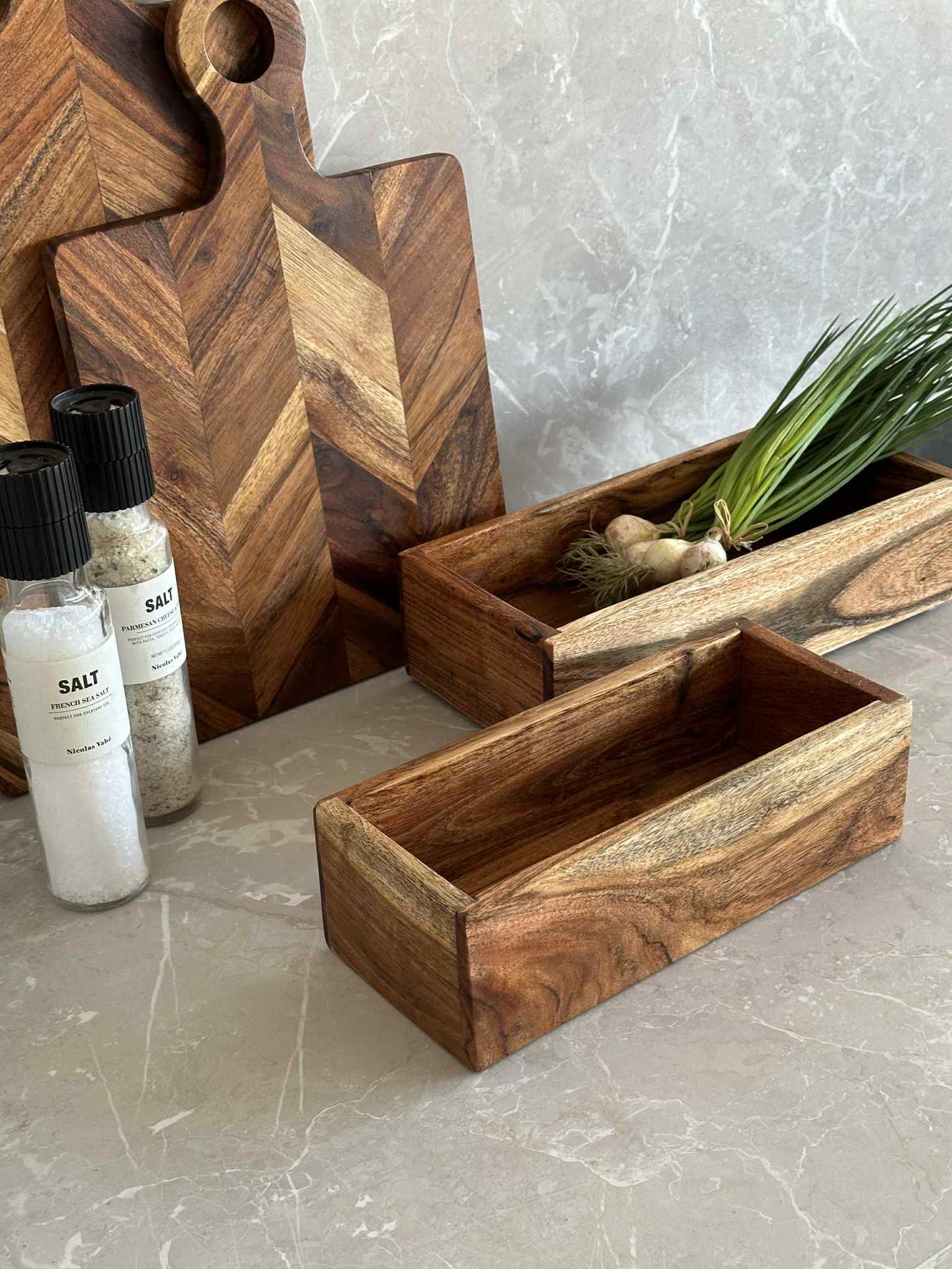 Förvaringslådor - Set med 2 st.