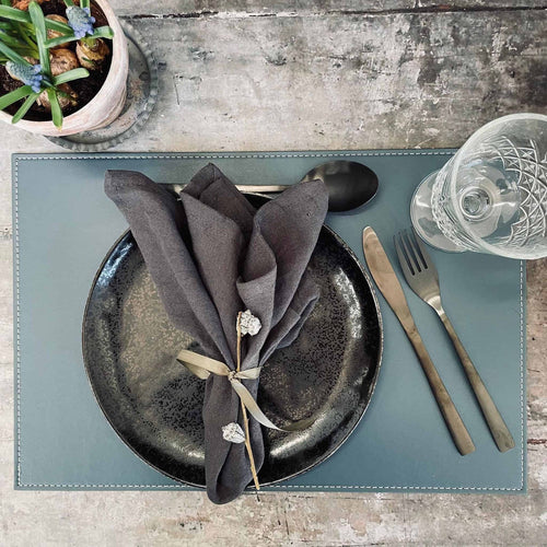 Dækkeserviet - 30x45 Blå - VIAMAJA.DK