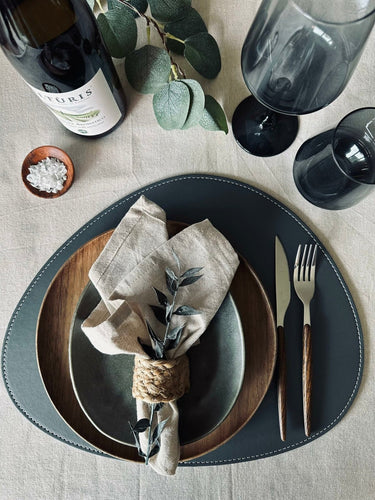 Dækkeserviet – Grå - VIAMAJA.DK