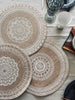 Bordsunderlägg i Jute - White boheme Mix