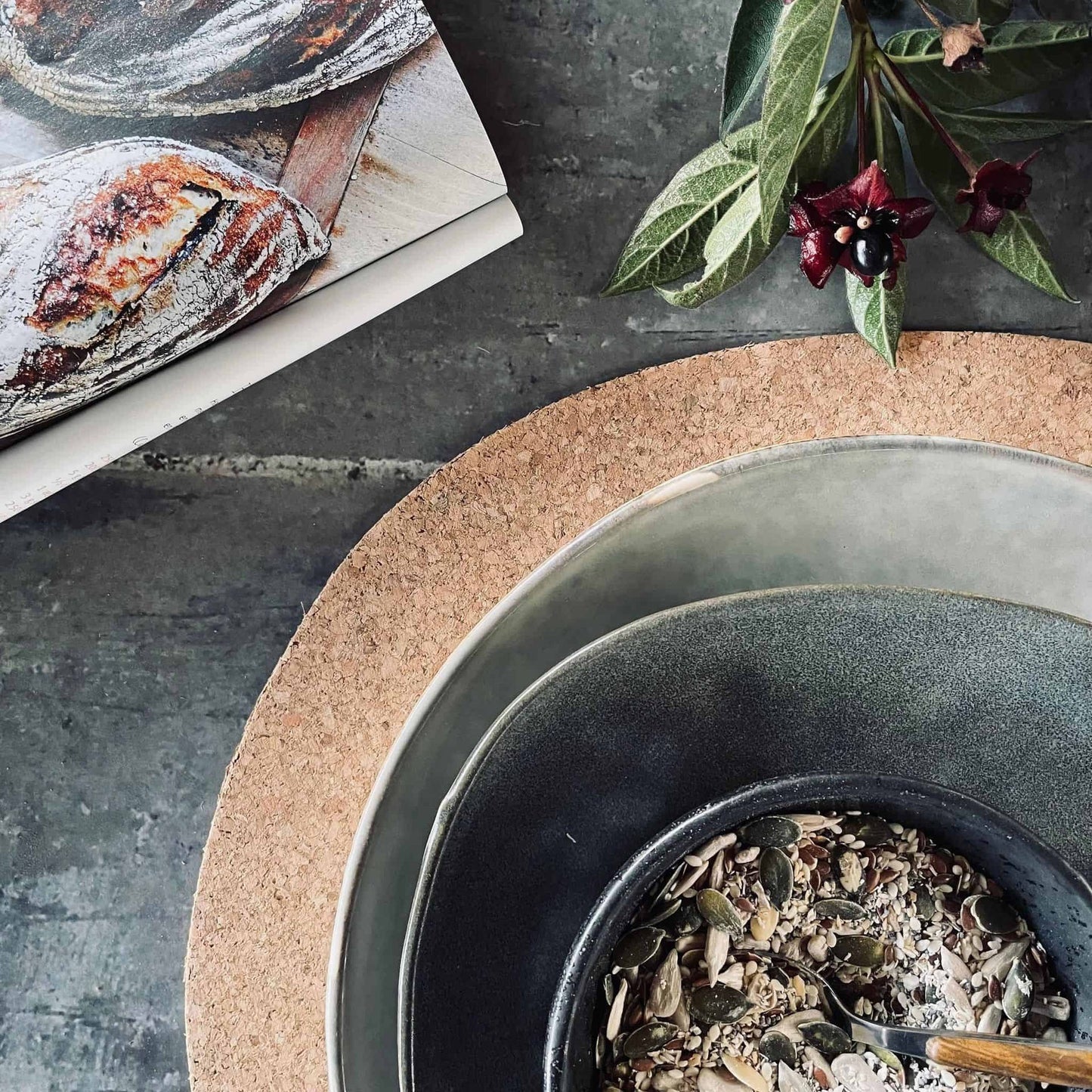 Dækkeserviet kork – Nature - VIAMAJA.DK