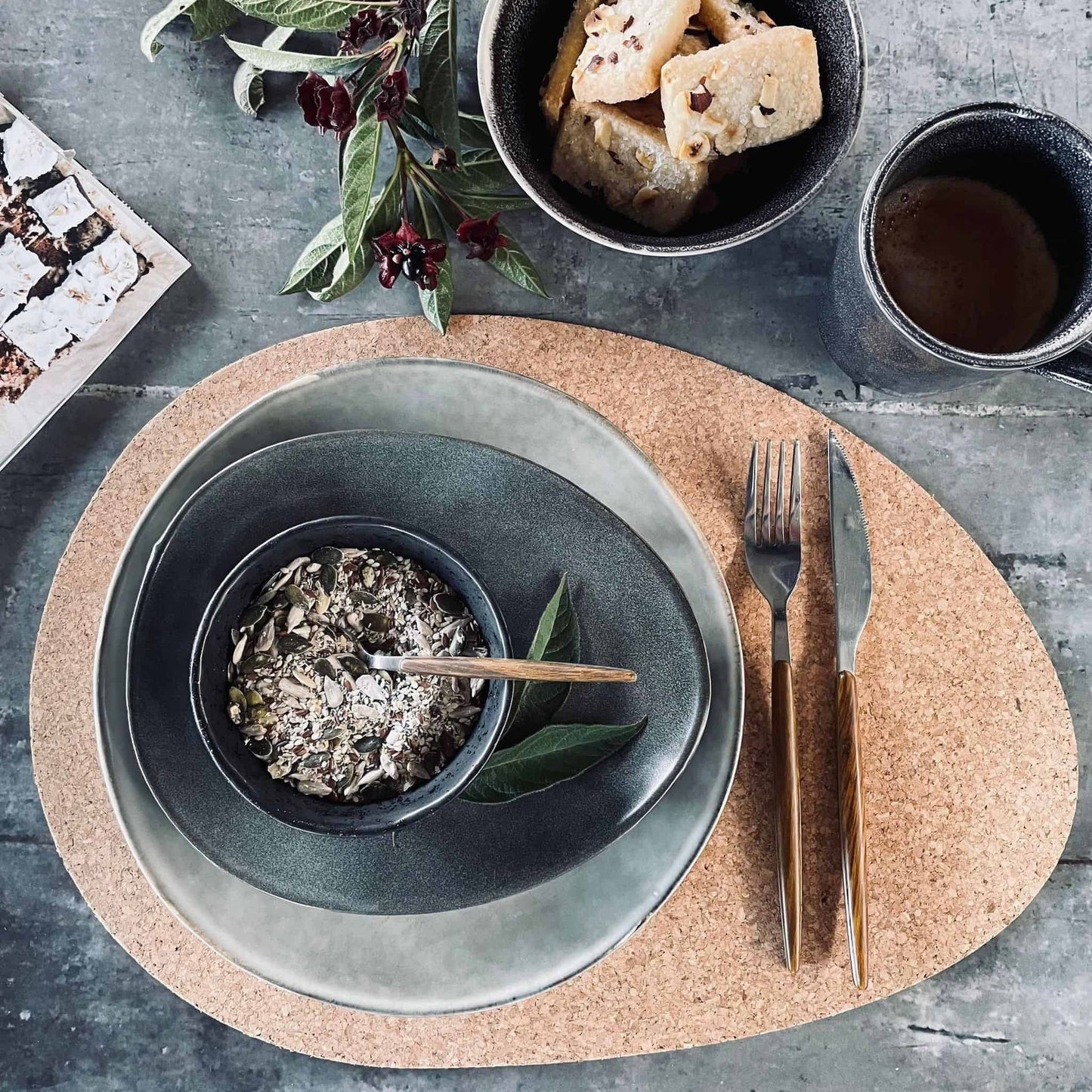 Dækkeserviet kork – Nature - VIAMAJA.DK