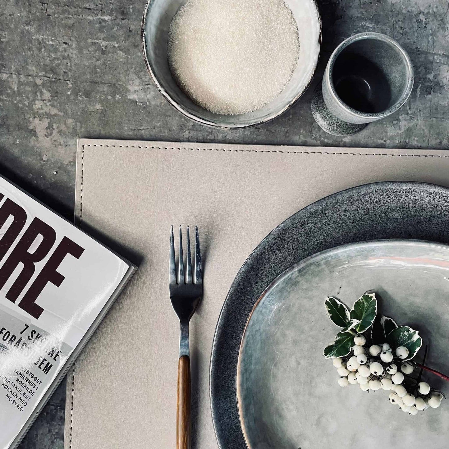 Dækkeserviet Sand - 30x45 - VIAMAJA.DK