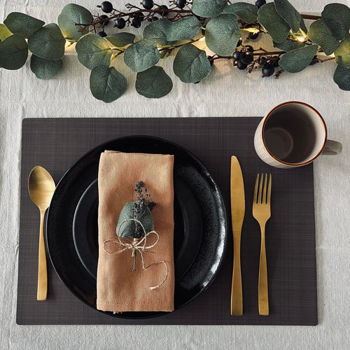 Dækkeserviet - VITA Brown - VIAMAJA.DK