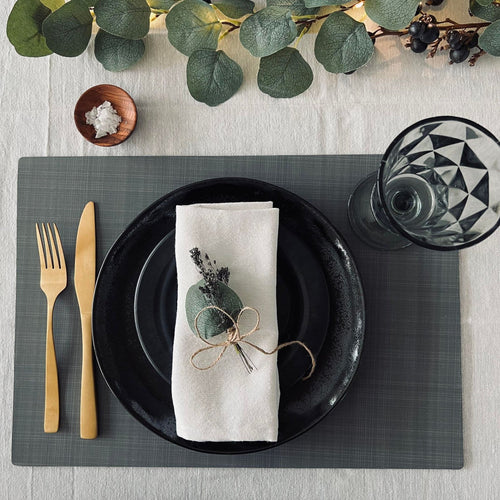 Dækkeserviet - VITA Grey - VIAMAJA.DK