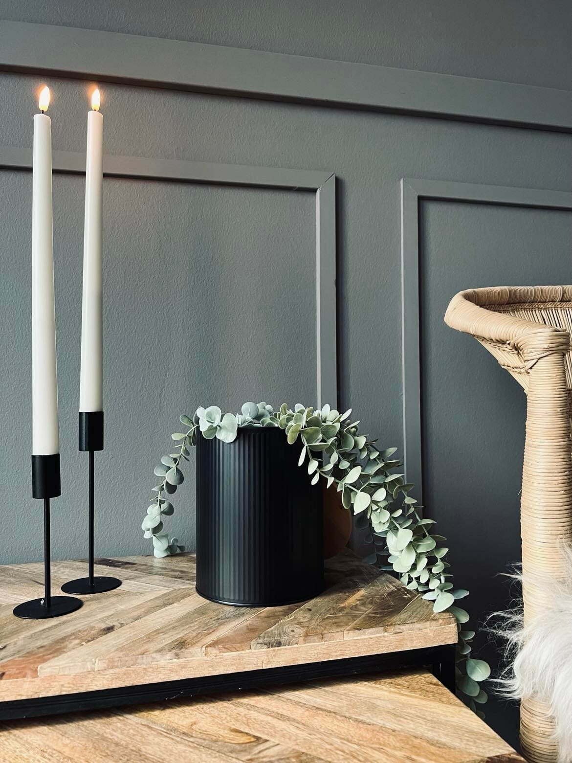 Dåse med låg i bambus - 15,5cm - VIAMAJA.DK