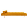 Daybed i senapsgul velour