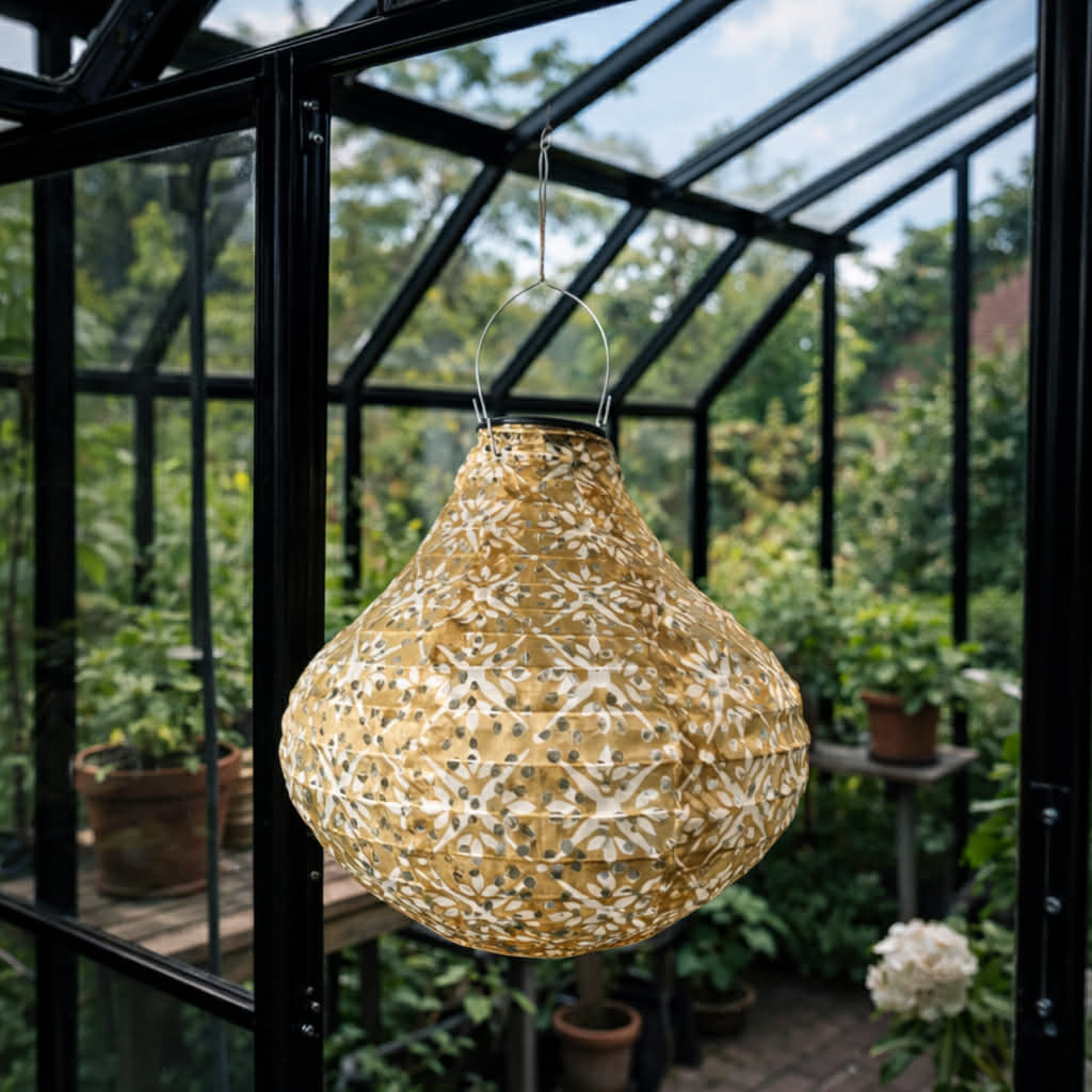 Lampa med solceller Pear - SUMMER GOLD