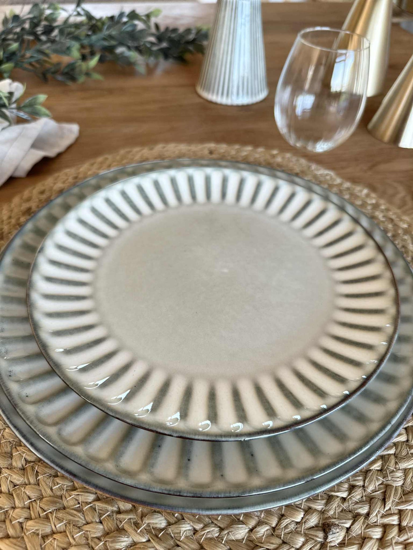 Tallrik VIGA Grå - Flera storlekar