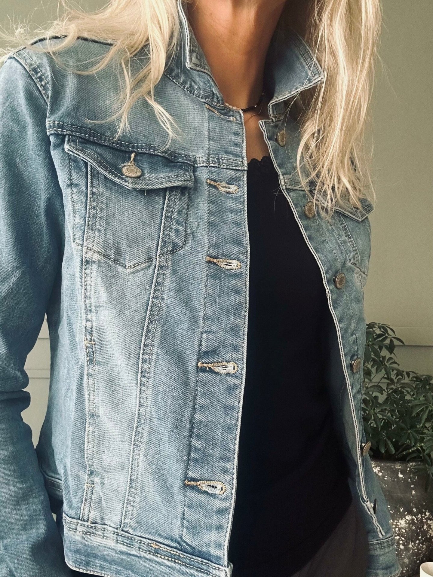 Denim jakke Amalie - VIAMAJA.DK
