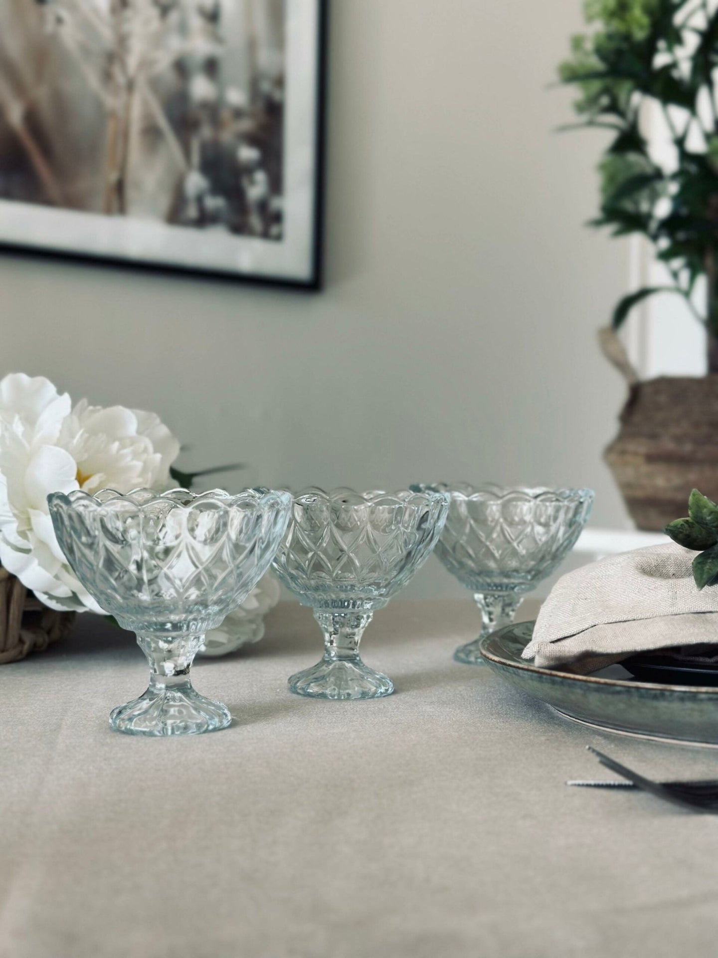 Dessertglas – Sæt af 3 stk - VIAMAJA.DK