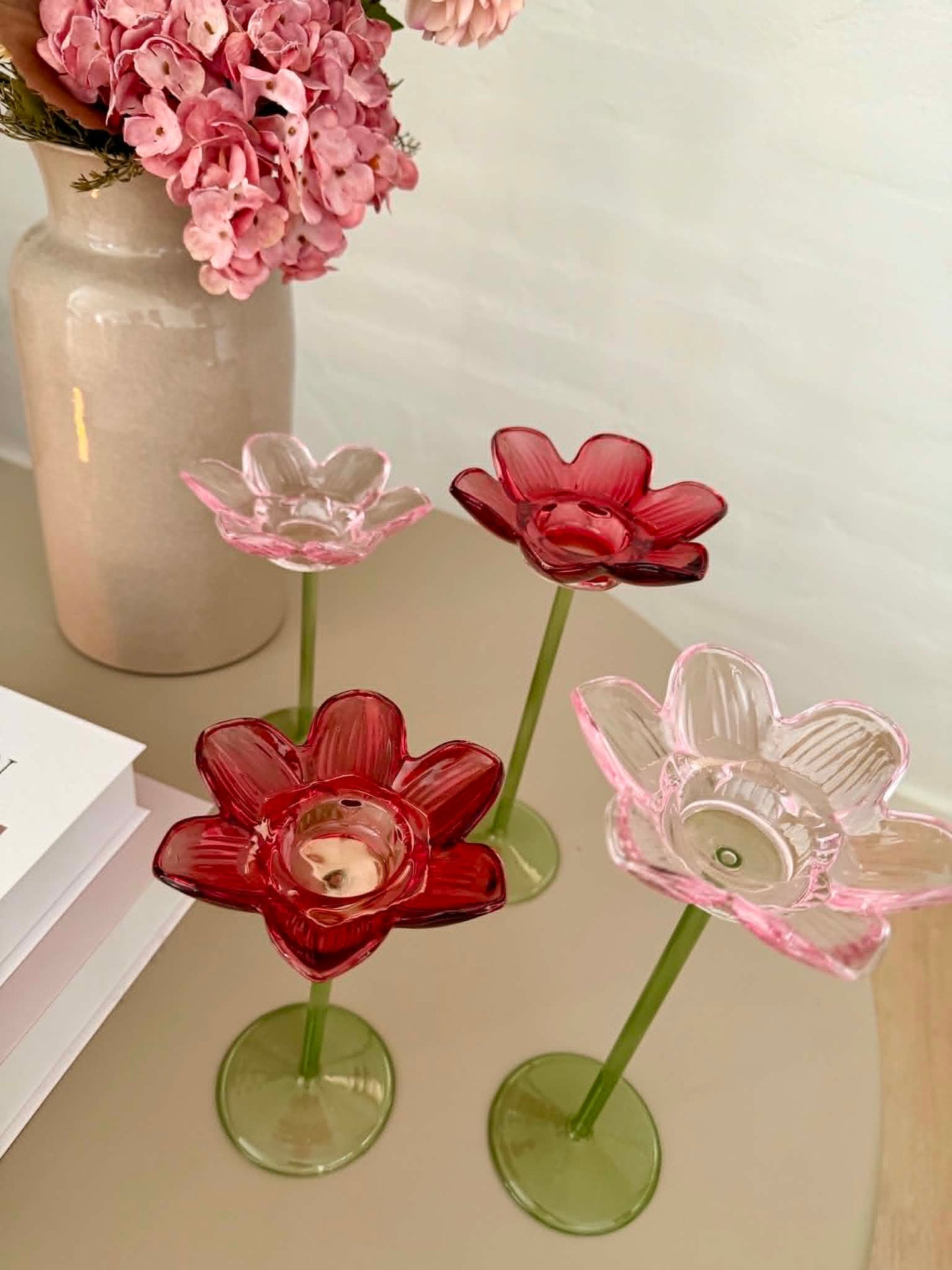Ljusstake blomma - Röd