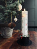 Ljusstake KOMBI Black till blockljus dia 5cm + dia 7cm