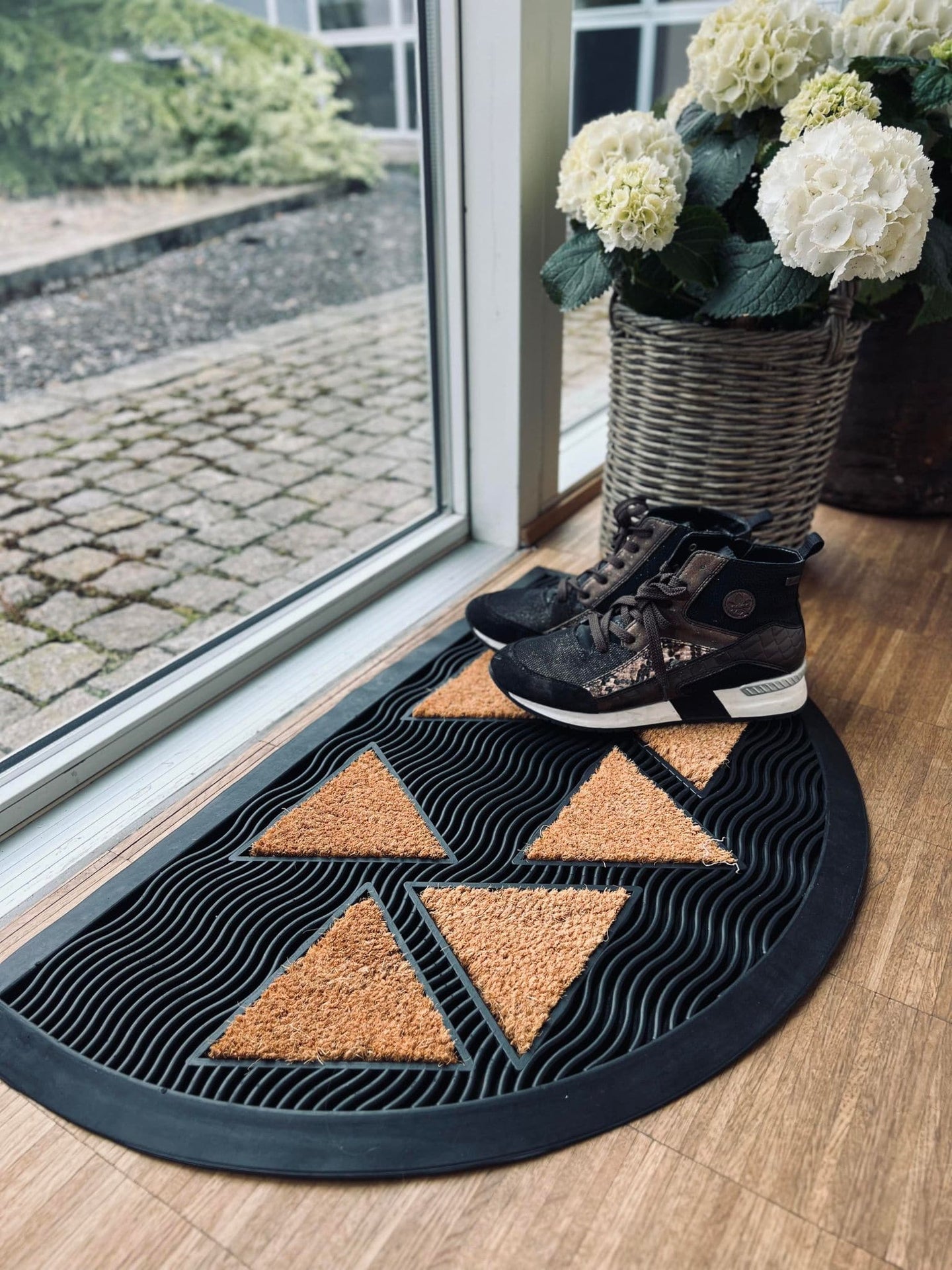 Dørmåtte - Halvmåne ZIG ZAG - VIAMAJA.DK