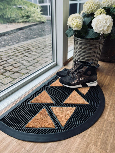 Dørmåtte - Halvmåne ZIG ZAG - VIAMAJA.DK