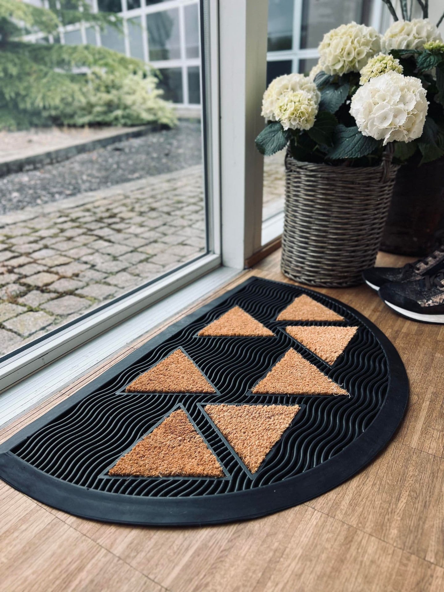 Dørmåtte - Halvmåne ZIG ZAG - VIAMAJA.DK