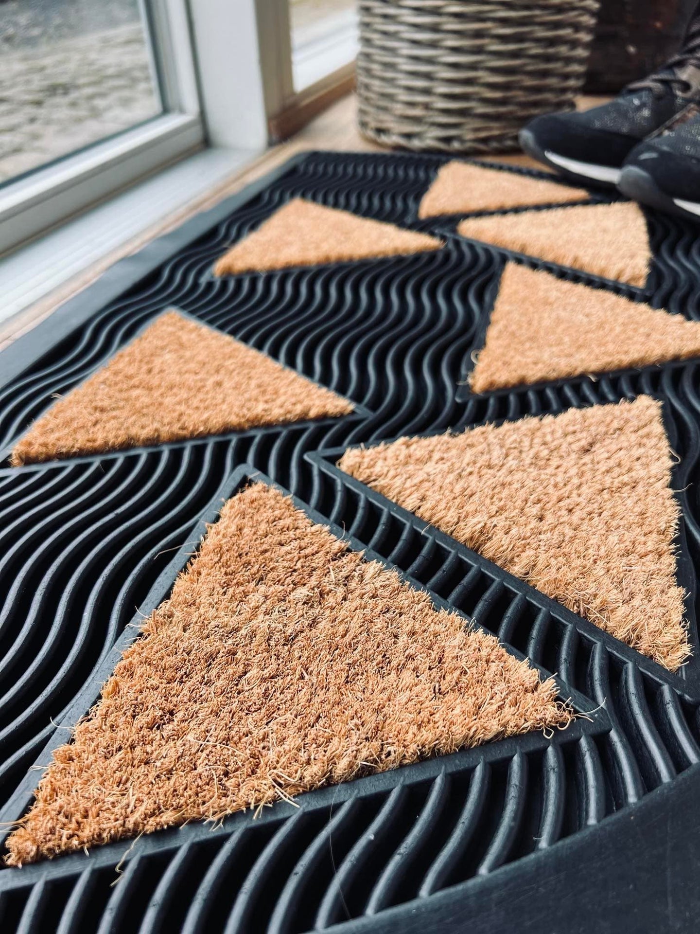 Dørmåtte - Halvmåne ZIG ZAG - VIAMAJA.DK