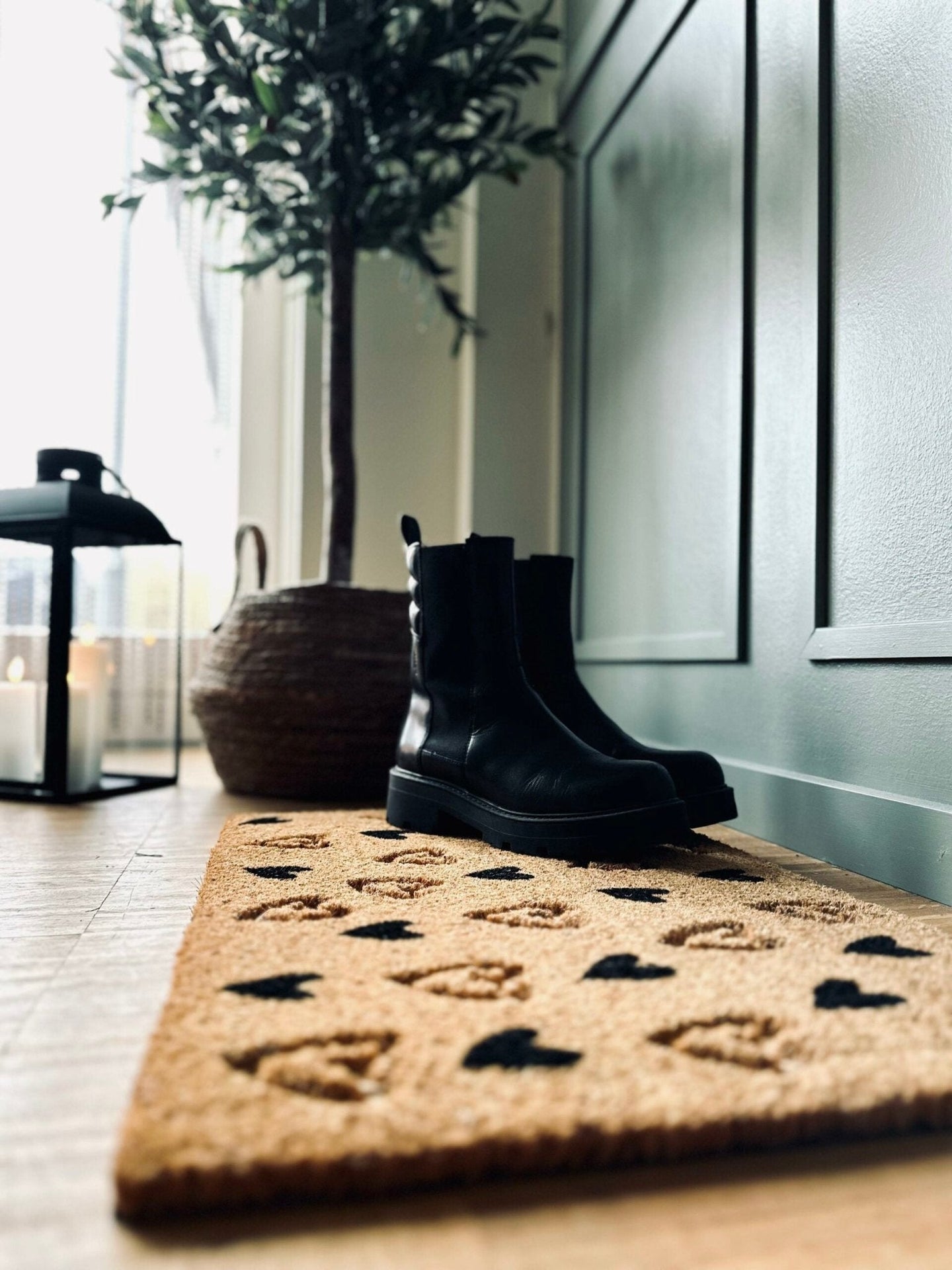 Dørmåtte Hjerte mix - VIAMAJA.DK