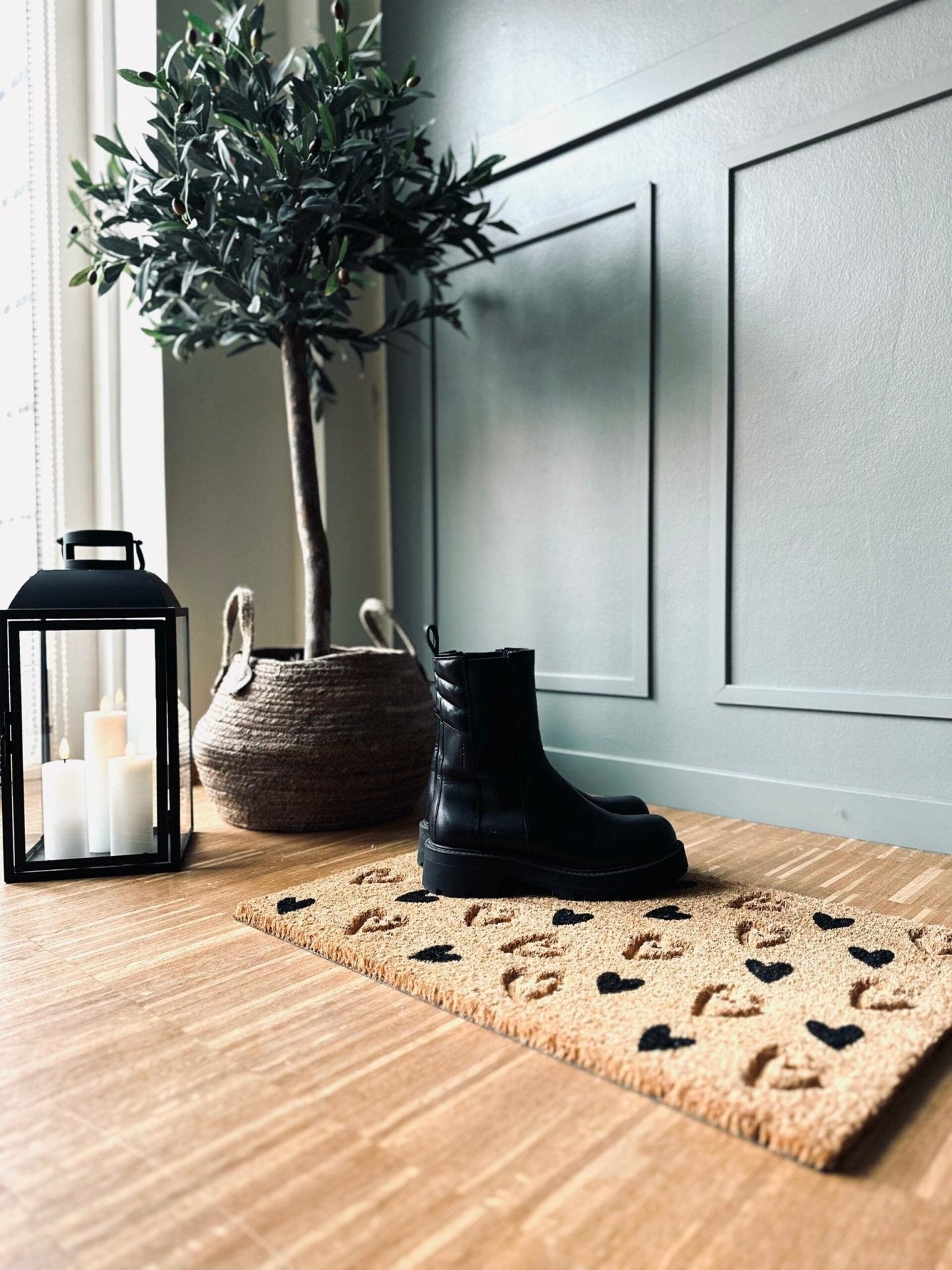 Dørmåtte Hjerte mix - VIAMAJA.DK
