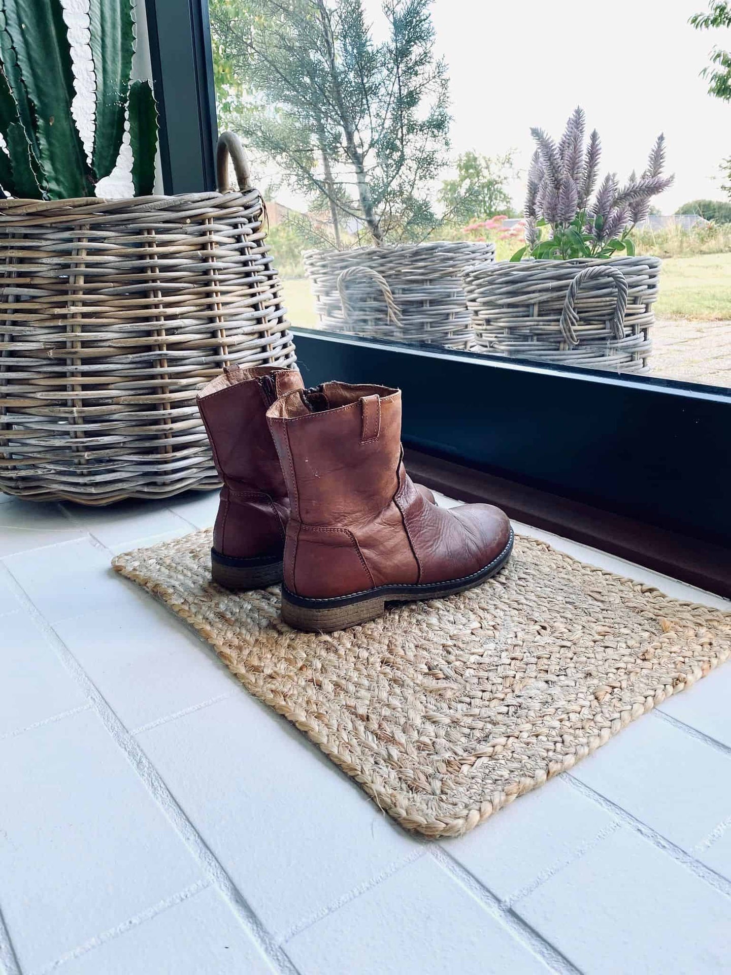 Dørmåtte - Jute 35x45cm - Natur - VIAMAJA.DK