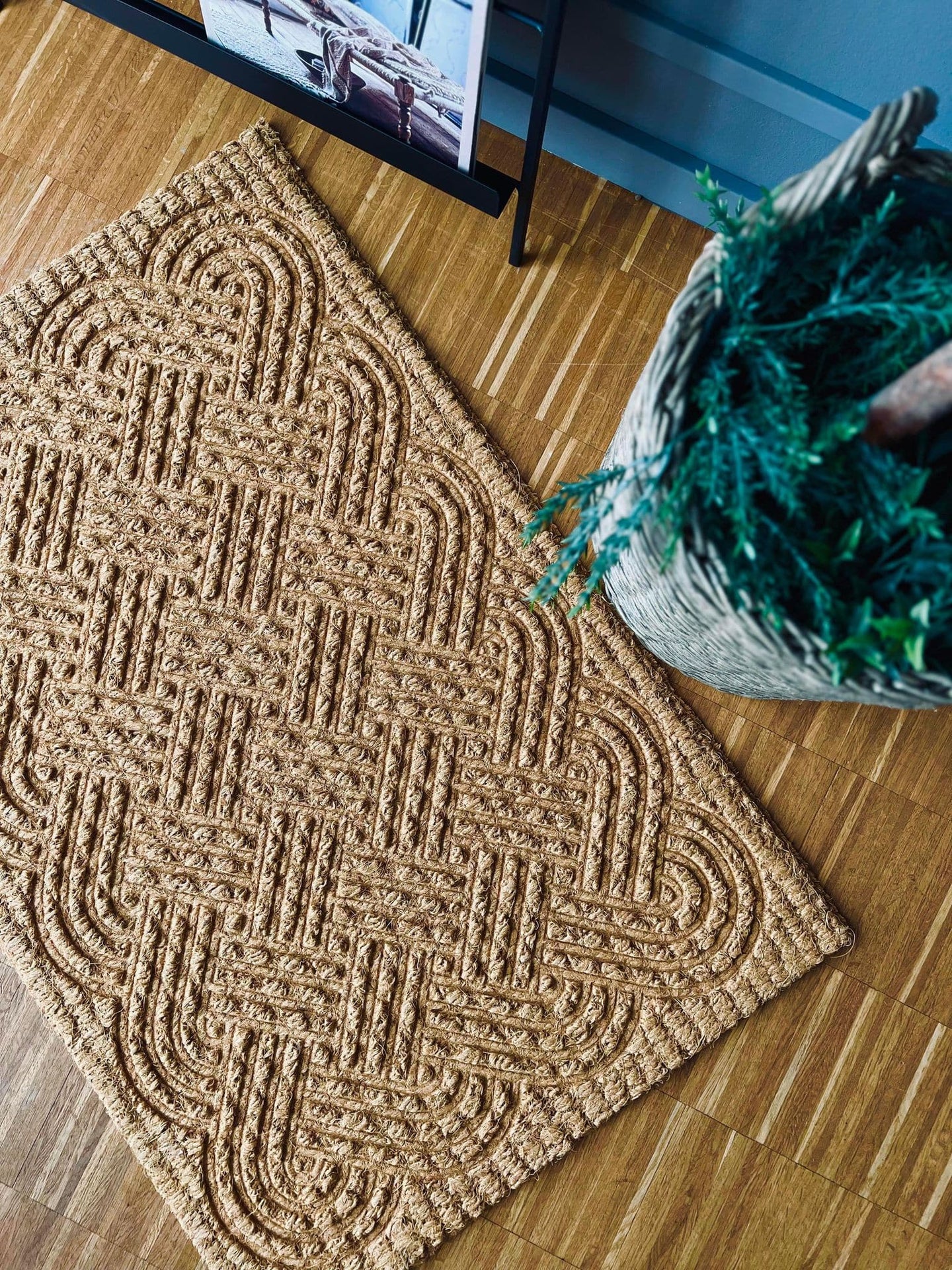 Dørmåtte kokosfibre 60x90 cm - VIAMAJA.DK