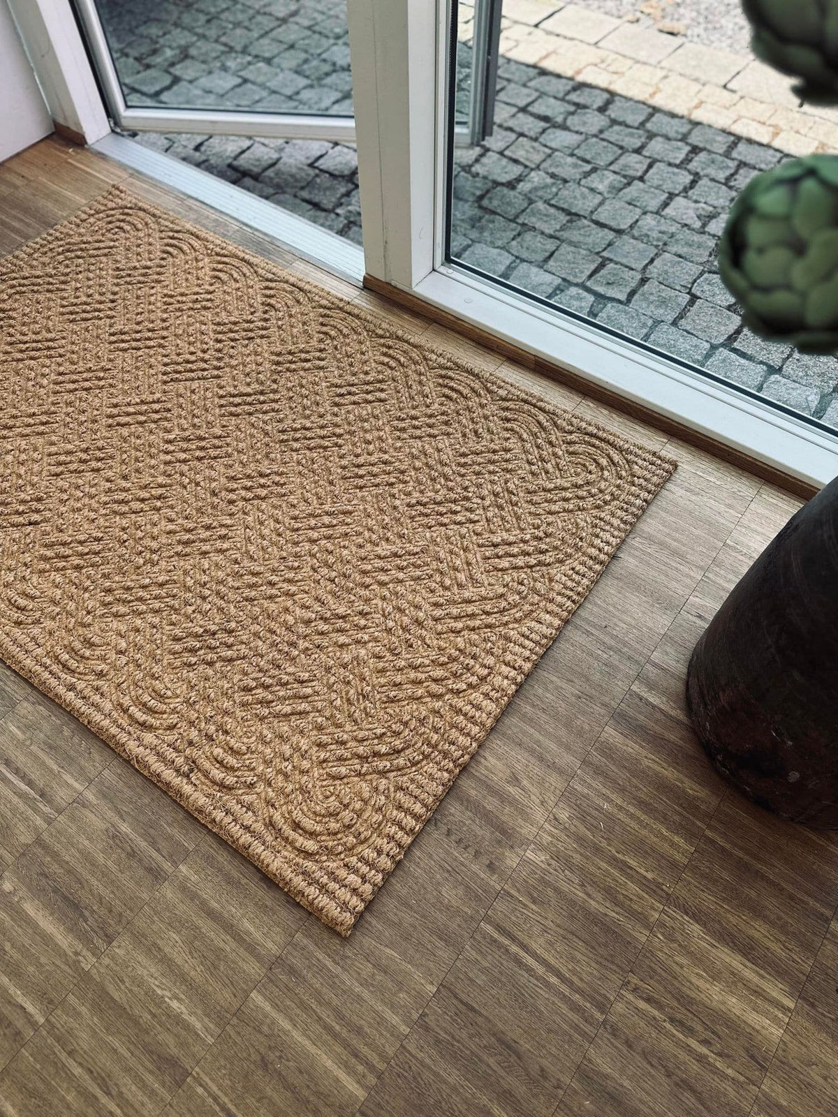 Dørmåtte kokosfibre XL - 85x130cm - VIAMAJA.DK