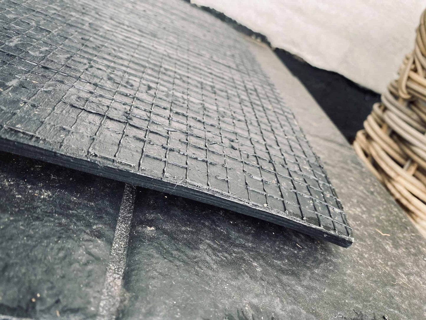 Dørmåtte med gummi og kokos - 45x75 - VIAMAJA.DK