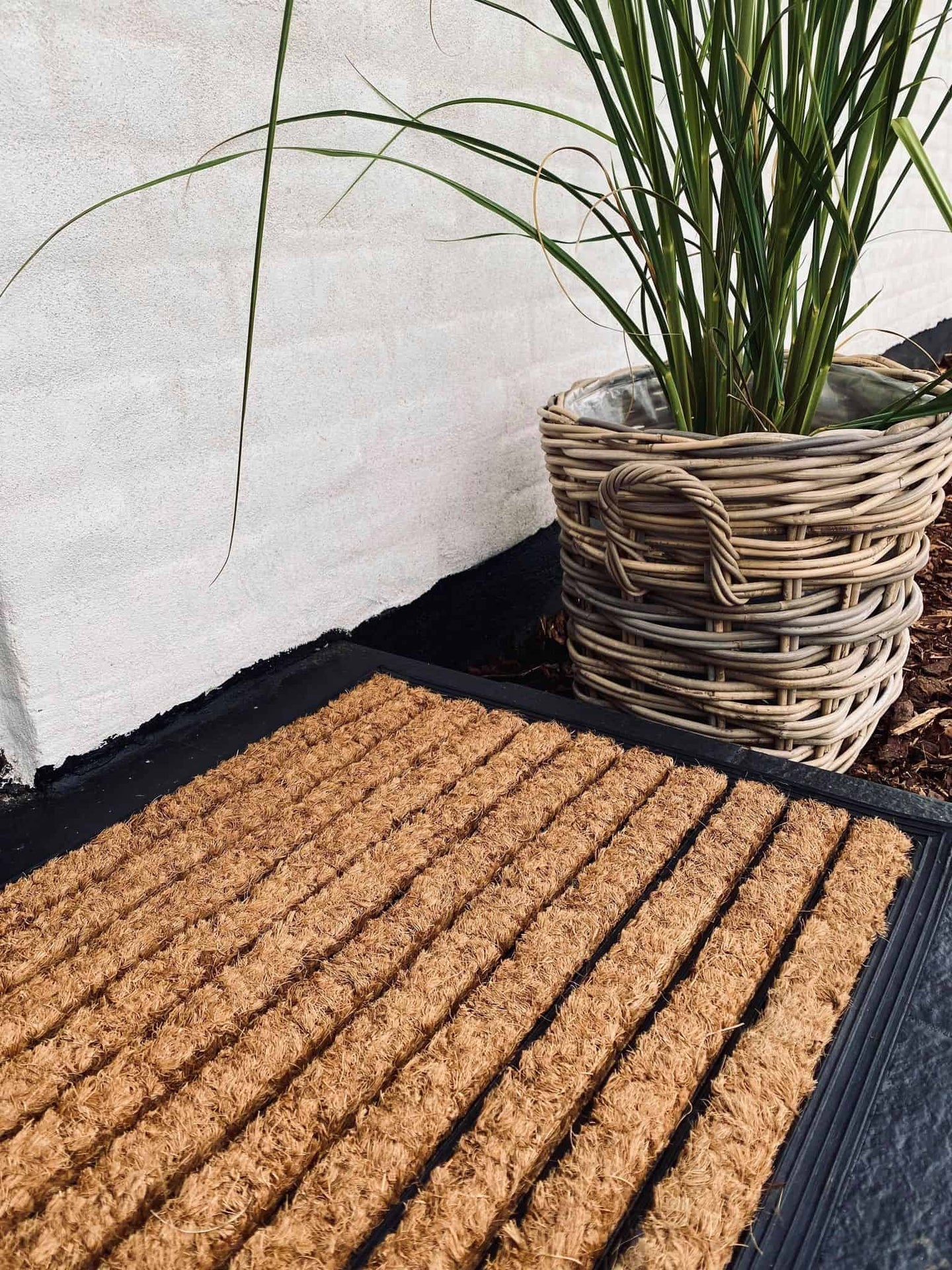 Dørmåtte med gummi og kokos - 45x75 - VIAMAJA.DK