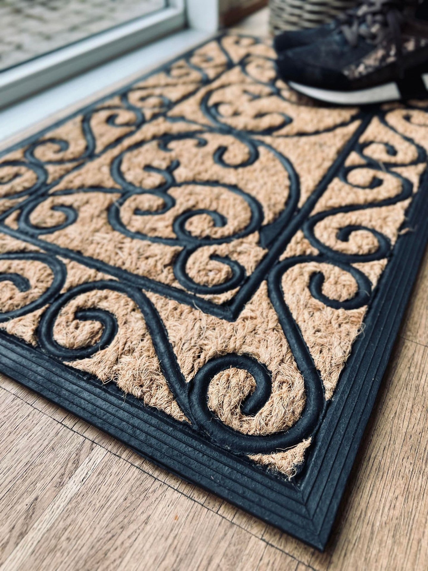 Dørmåtte - Natur 45x75 ORNAMENT - VIAMAJA.DK
