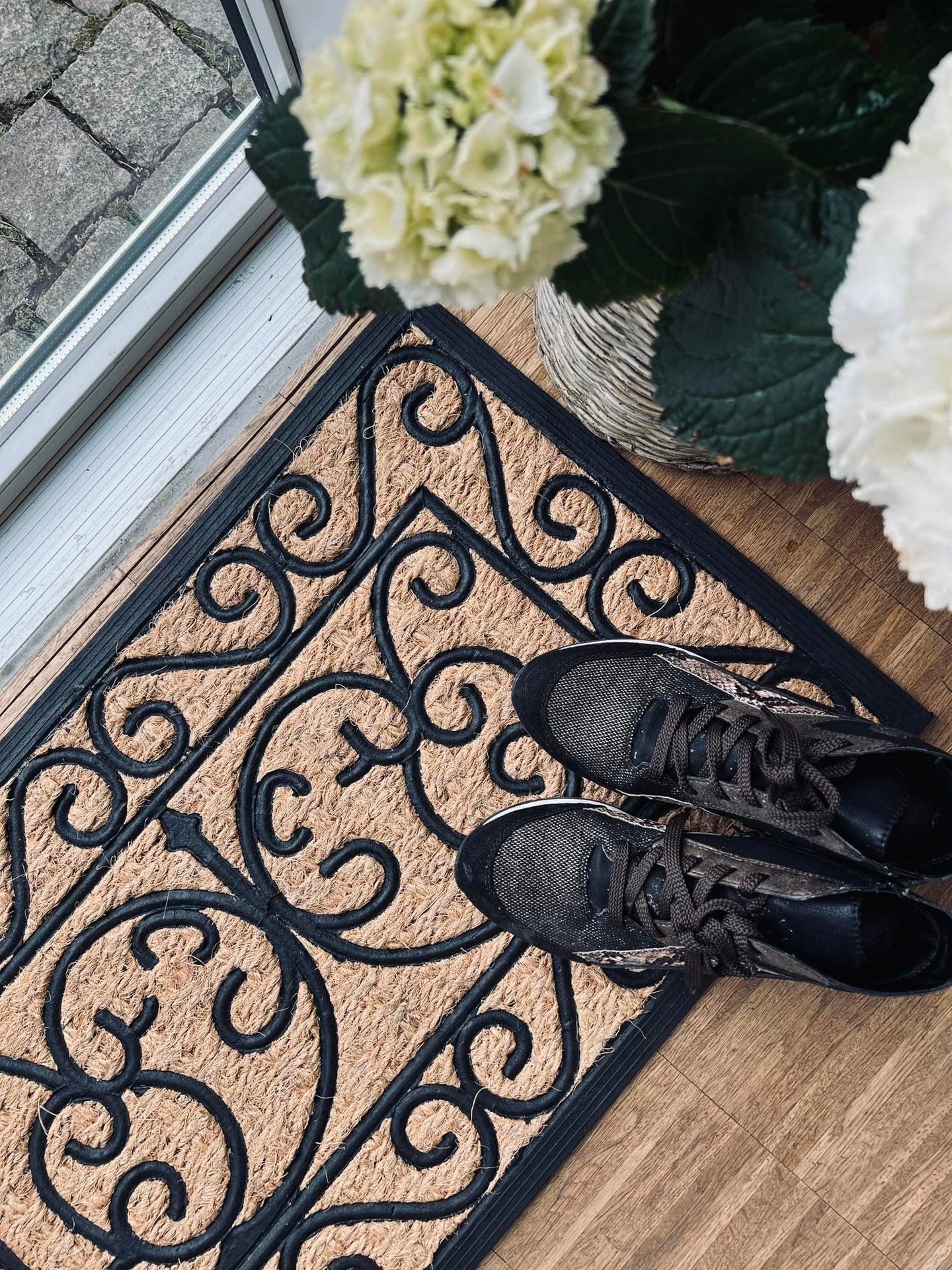 Dørmåtte - Natur 45x75 ORNAMENT - VIAMAJA.DK