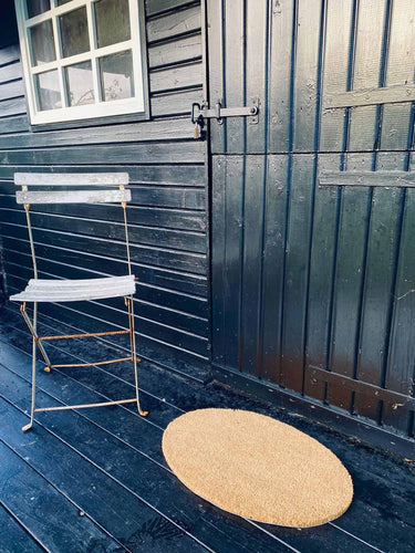 Dørmåtte Oval kokos - VIAMAJA.DK