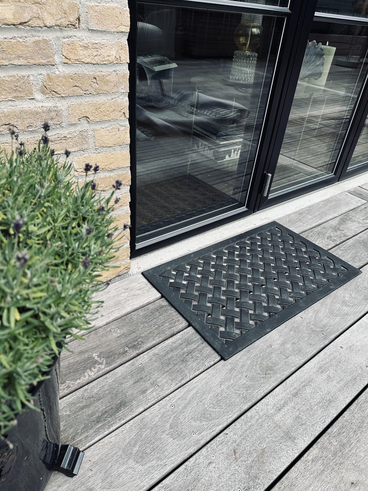 Dørmåtte – Sort 45X75 - VIAMAJA.DK