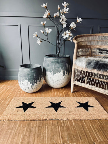 Dørmåtte stjerne kokos - 40x100 - VIAMAJA.DK