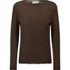 Blus Drew Cashmere mix - Dark Brown
