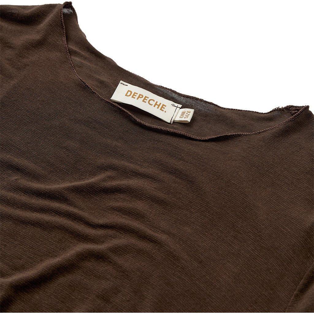 Blus Drew Cashmere mix - Dark Brown