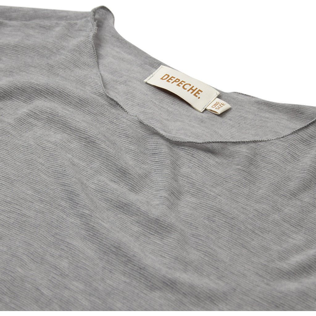 Blus Drew Cashmere mix - Light Grey Melange