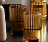 Dricksglas - Amber - set om 4 st