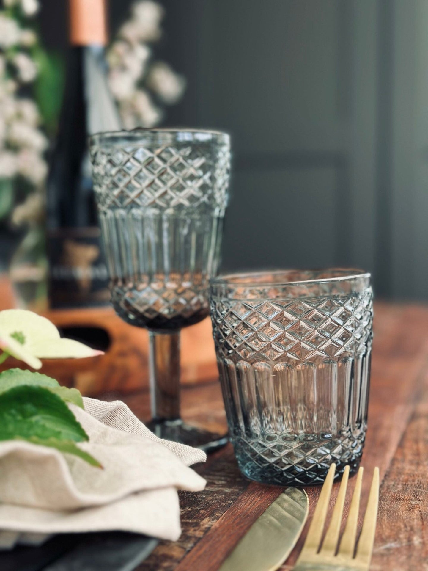 Drikkeglas French grey - VIAMAJA.DK