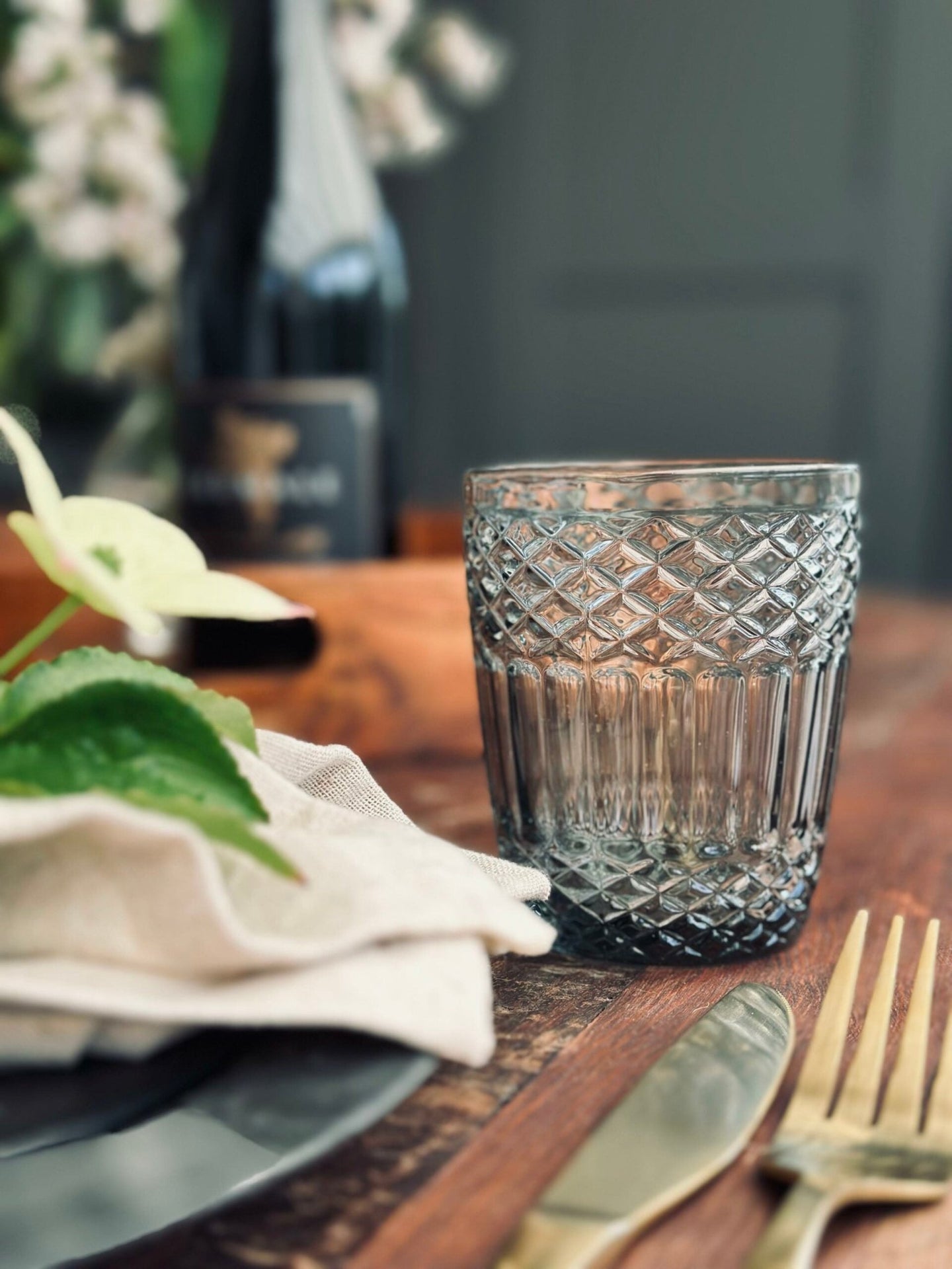 Drikkeglas French grey - VIAMAJA.DK