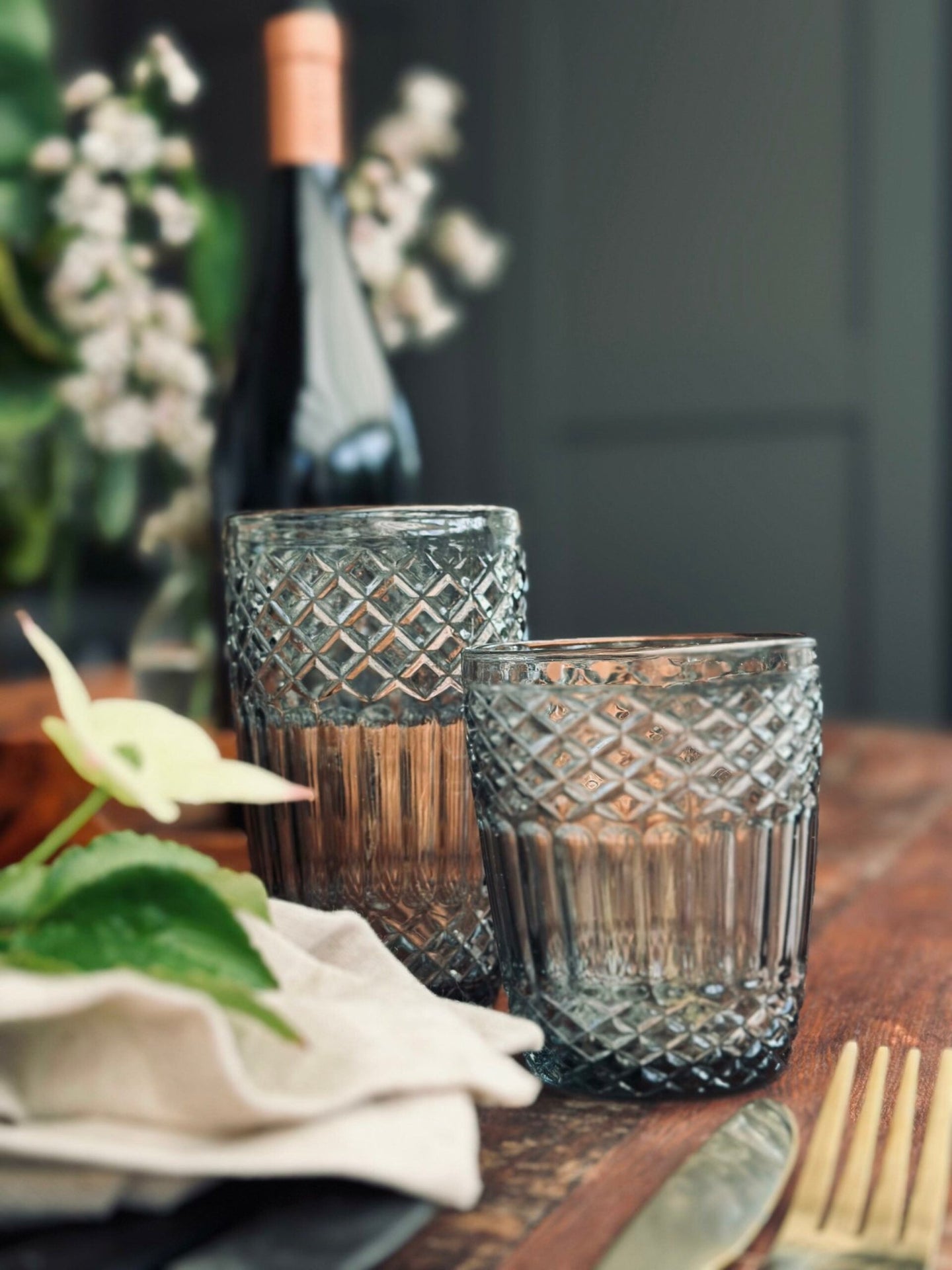 Drikkeglas French grey – Large - VIAMAJA.DK